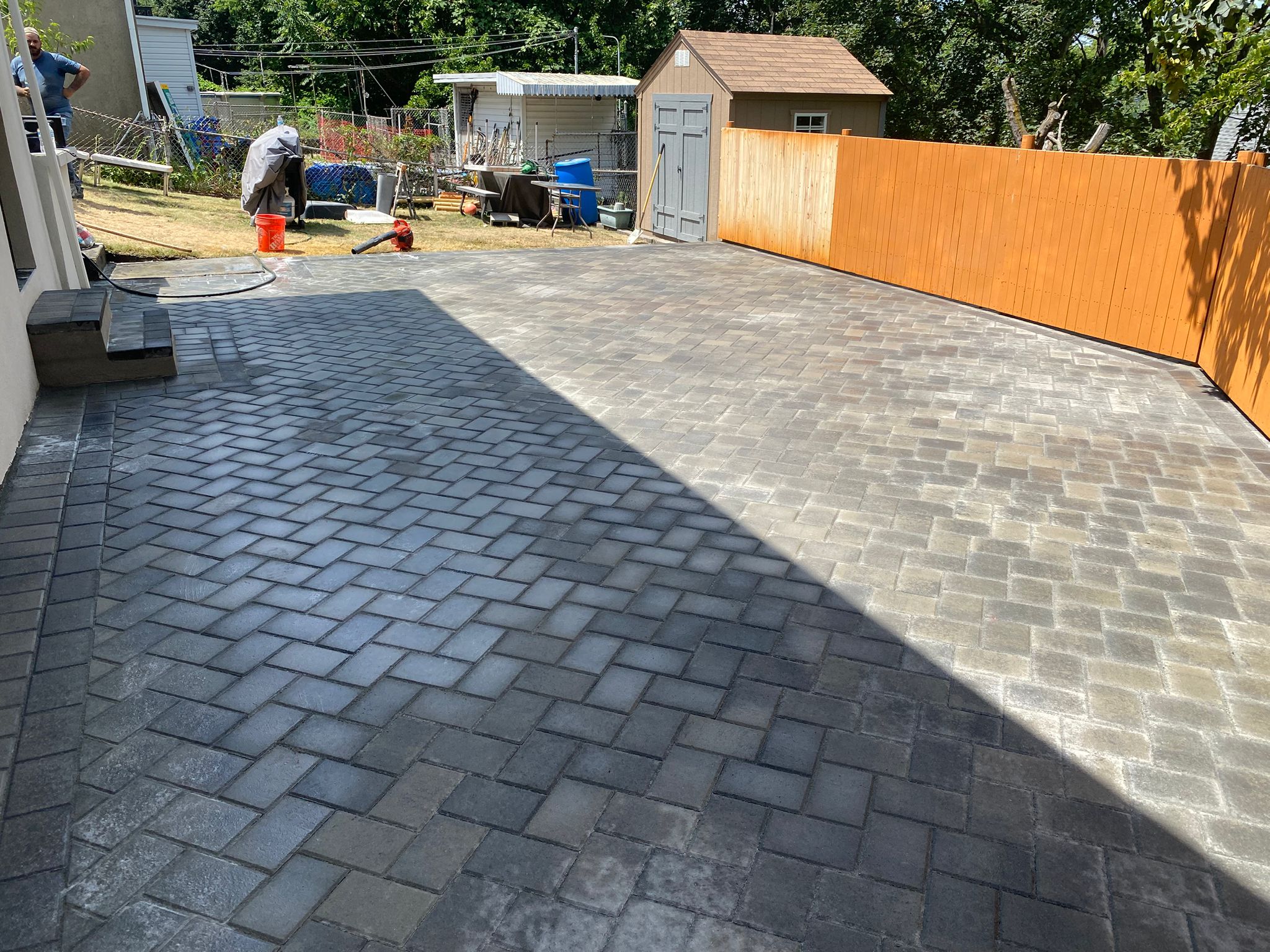 Patio Paving Work Showcase - IFix Masonry & Home Improvements