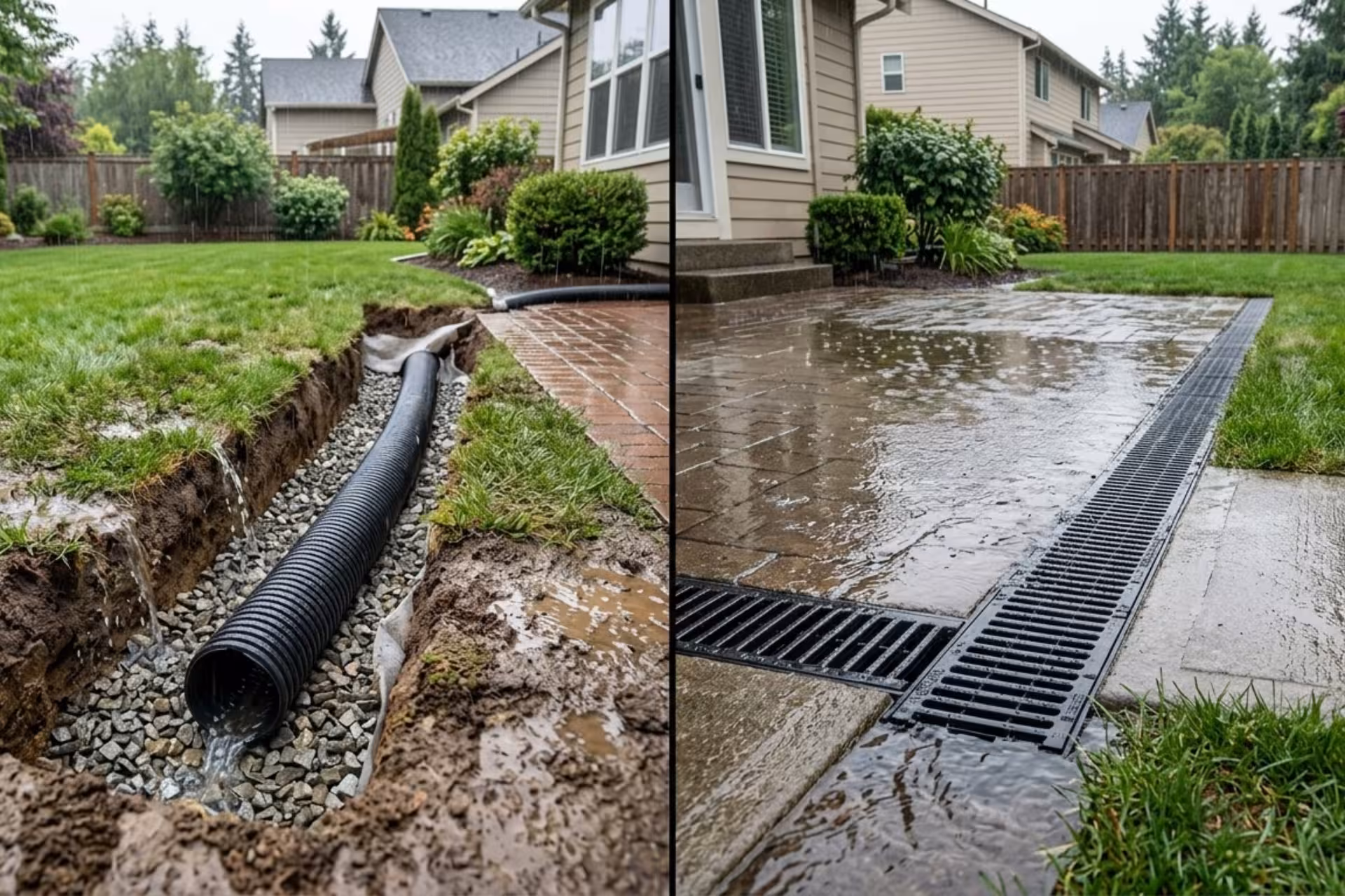 French Drain vs Surface Drain_ Which Is Better