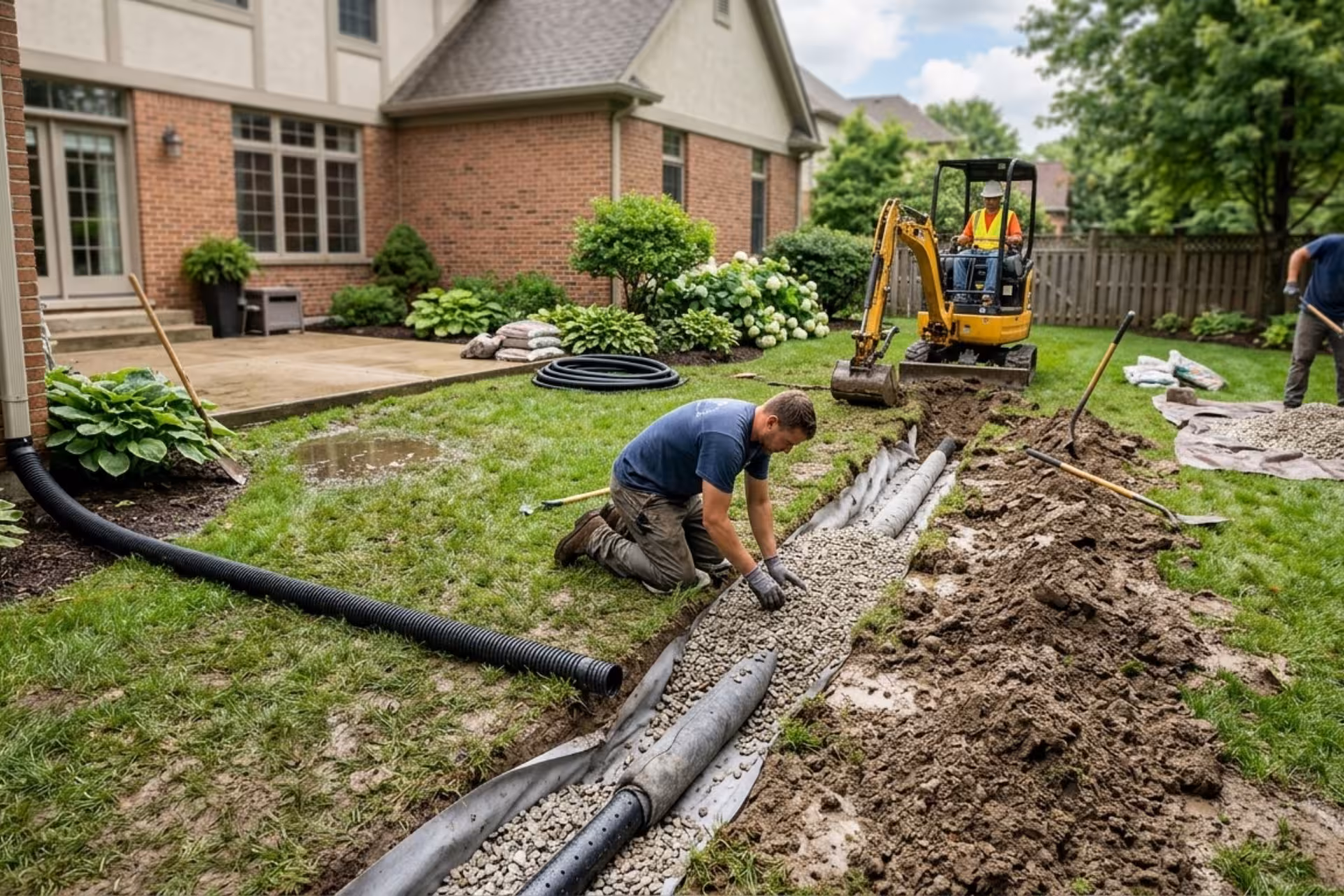 How to Stop Water Pooling in Your Yard
