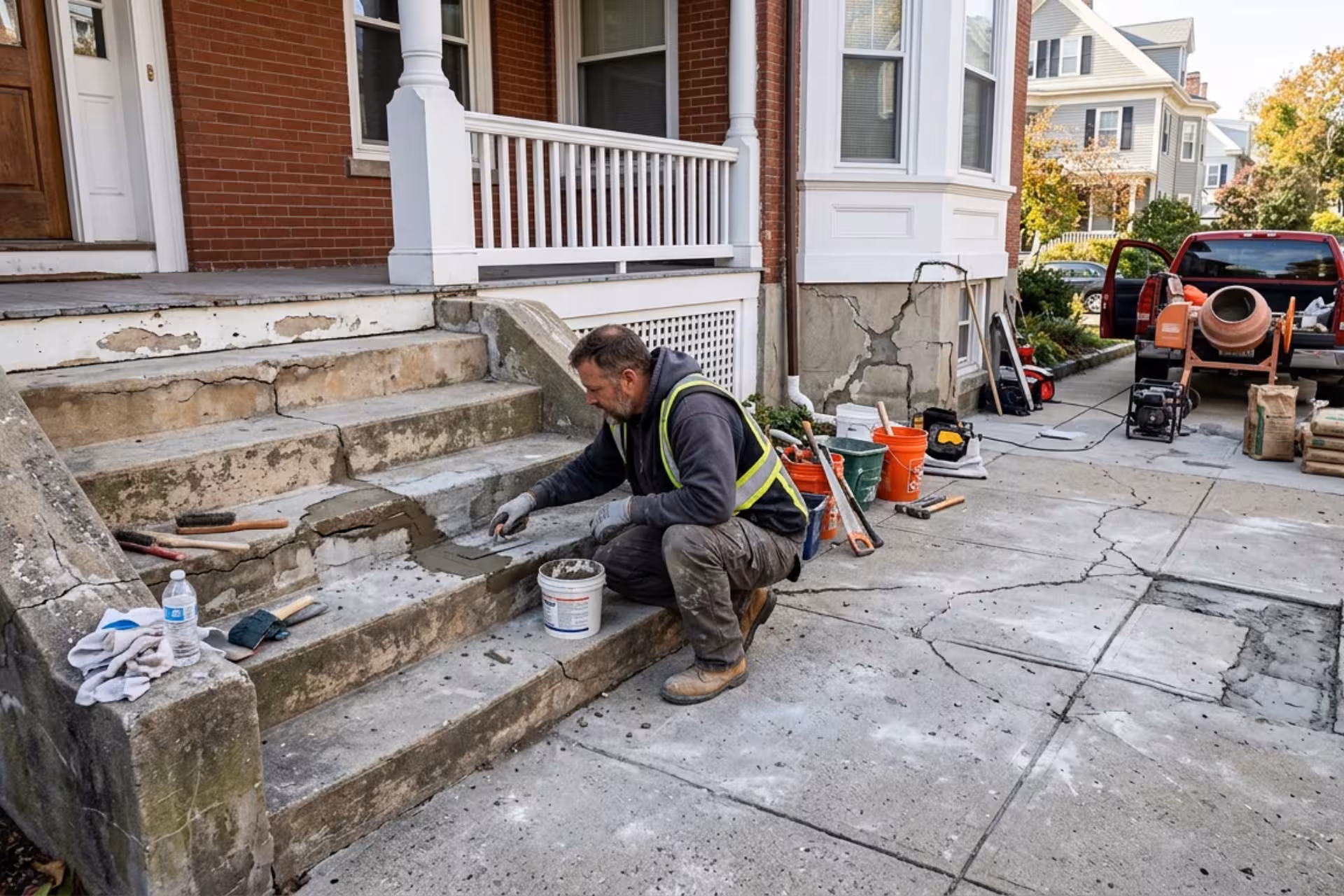 Concrete Repair Near Me in Boston, MA_ Cracks, Steps, Porches, Driveways, and Foundation Repairs
