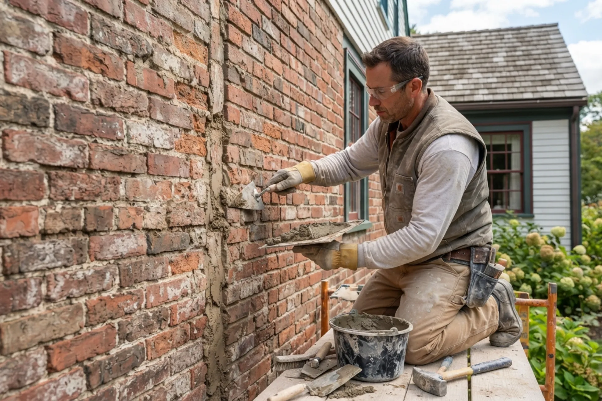 Brick Wall Repointing and Repairs in Canton, Massachusetts - Tuckpointing and Repointing Contractors Canton, MA