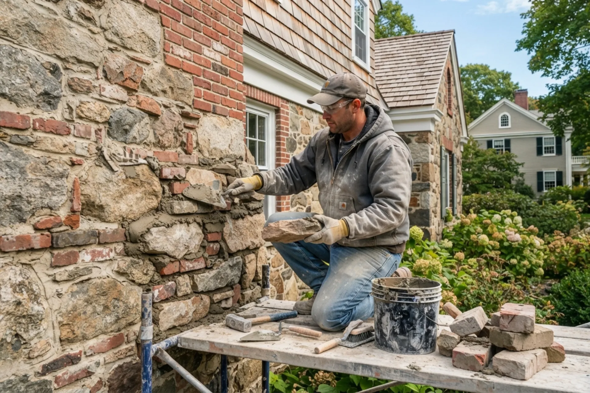 Brick and Stone Masonry Contractors Canton, MA - Masonry Services MA