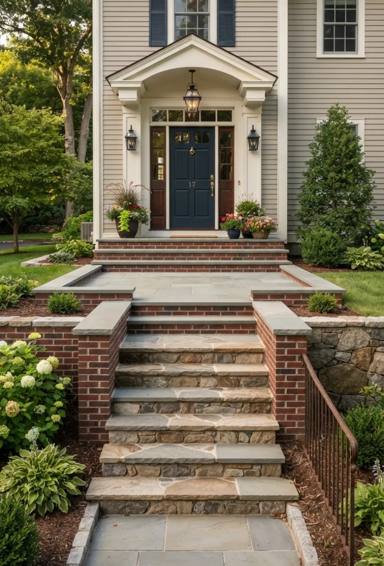 Brick and Stone Steps and Stoops Canton, MA