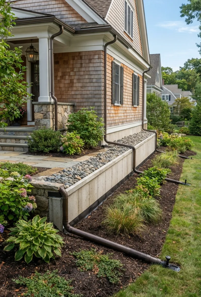 Downspout and Foundation Protection - Exterior Basement Waterproofing by IFix Masonry & Home Improvements