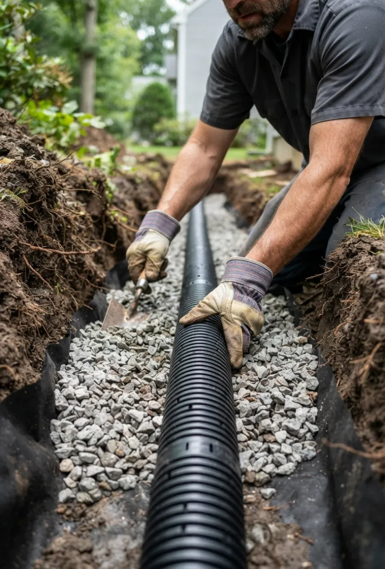 French Drain Installation and Repairs in Boston, MA - Drainage Services Boston, MA - IFix Masonry & Home Improvements