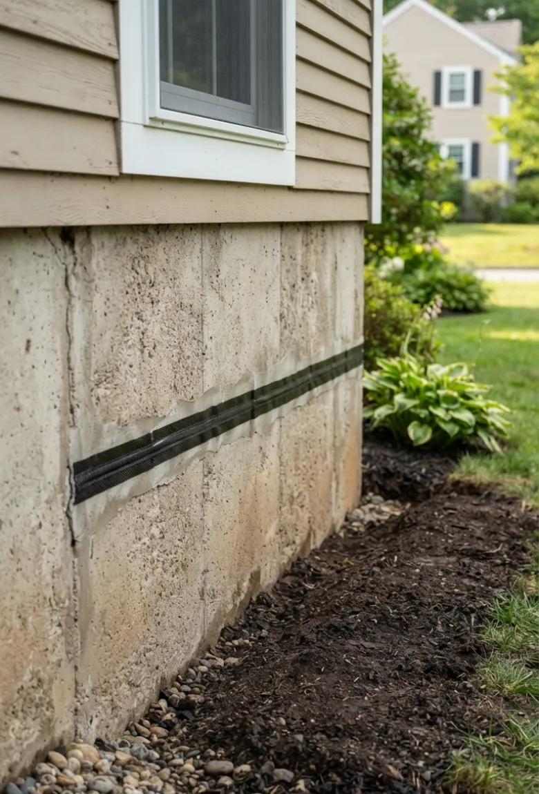 Horizontal Foundation Crack Repair - Foundation Repair Canton, MA - IFix Masonry & Home Improvements