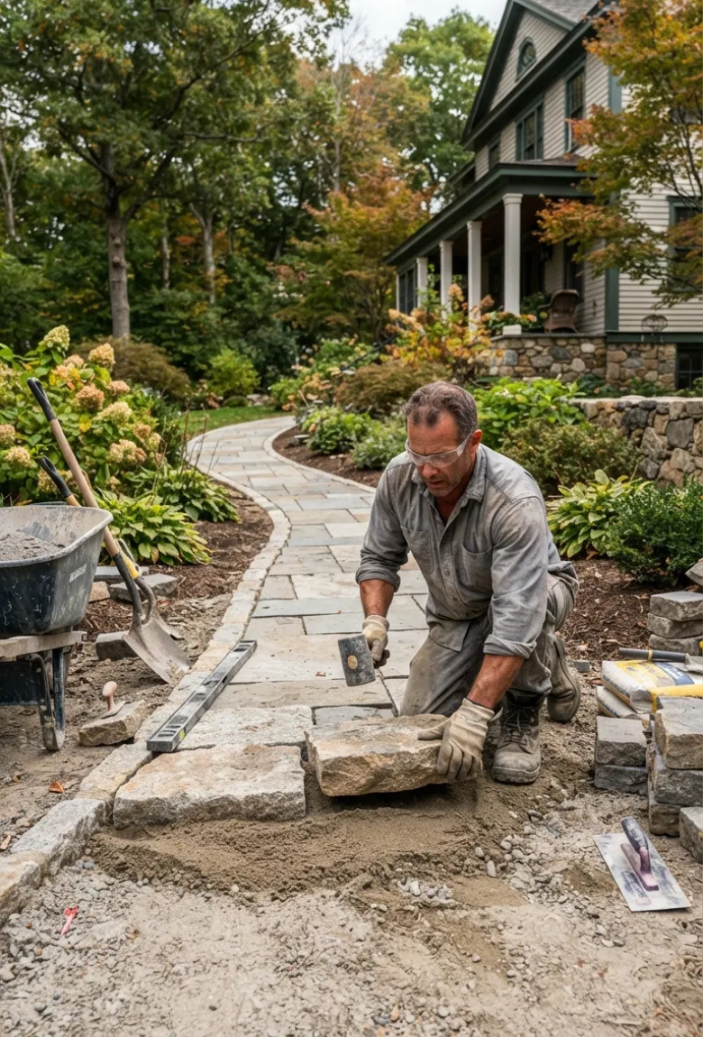 Natural Stone Patio Paving Canton, MA - Natural Stone Installations Canton, MA