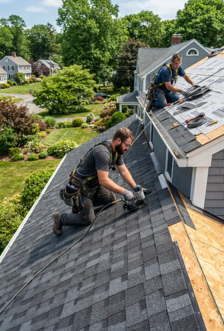 New Asphalt Shingle Replacement Services Canton - Roofing Contractors Canton, MA