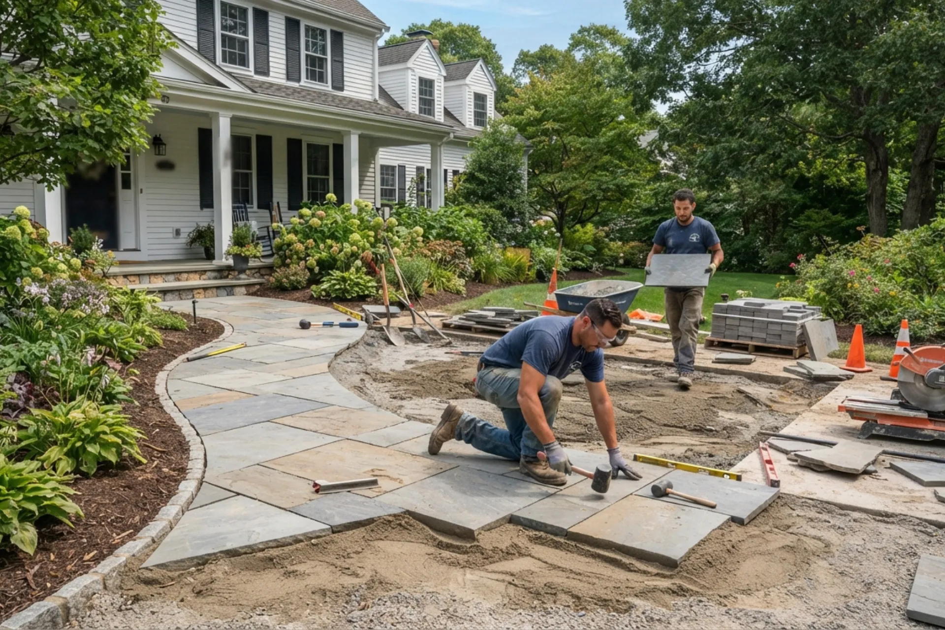No. 1 Walkway Paving Contractors Canton, MA - Walkway Paving Canton, Massachusetts