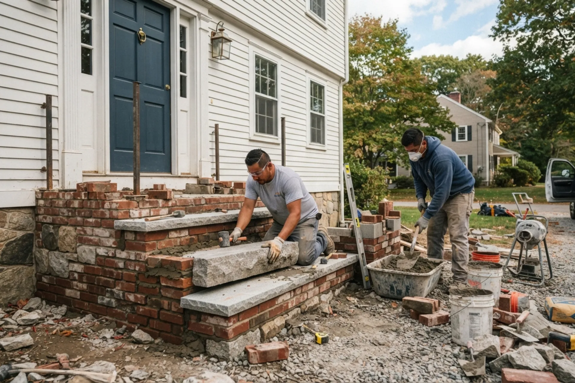 Steps and Stoops Installations Canton, Massachusetts - Steps and Stoops Contractors MA