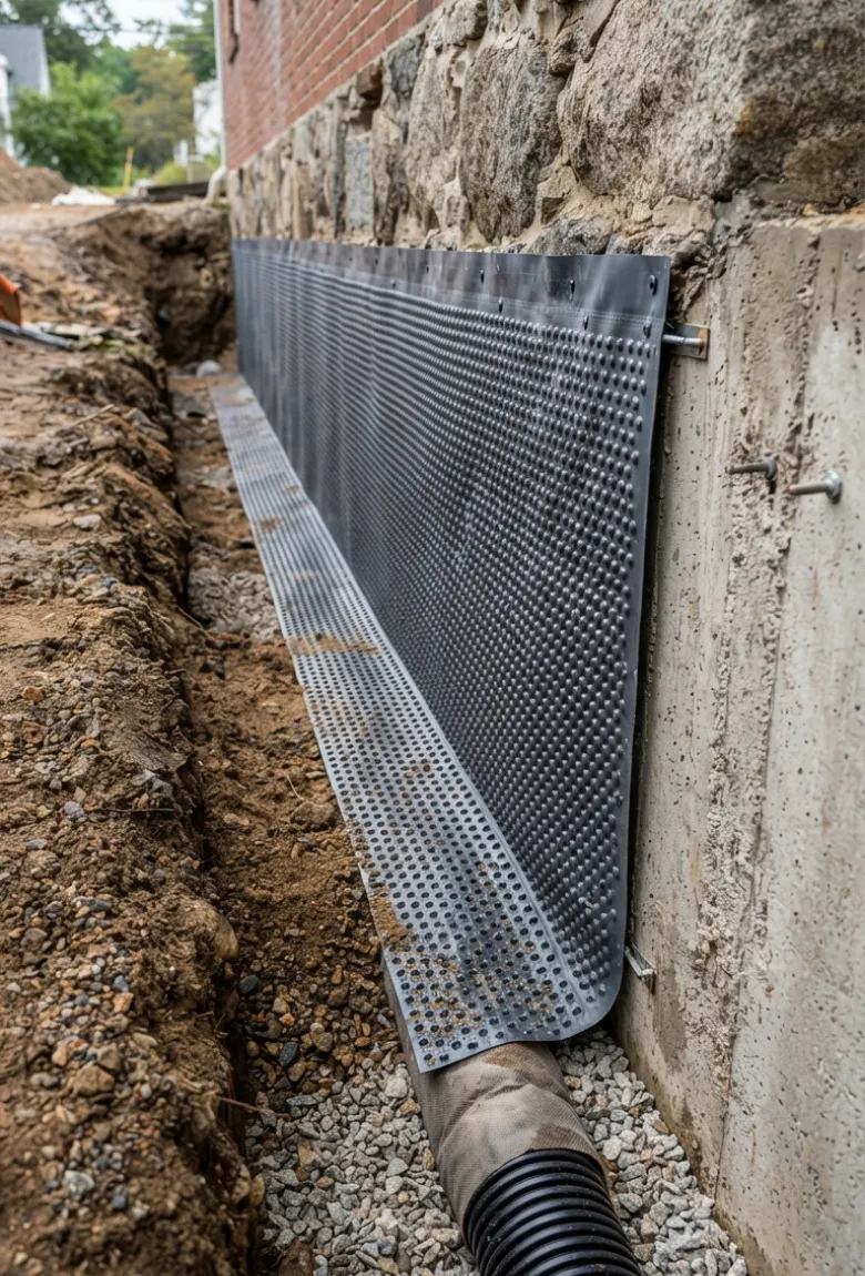 Waterproofing Membrane - Basement Waterproofing Project by IFix Masonry & Home Improvements